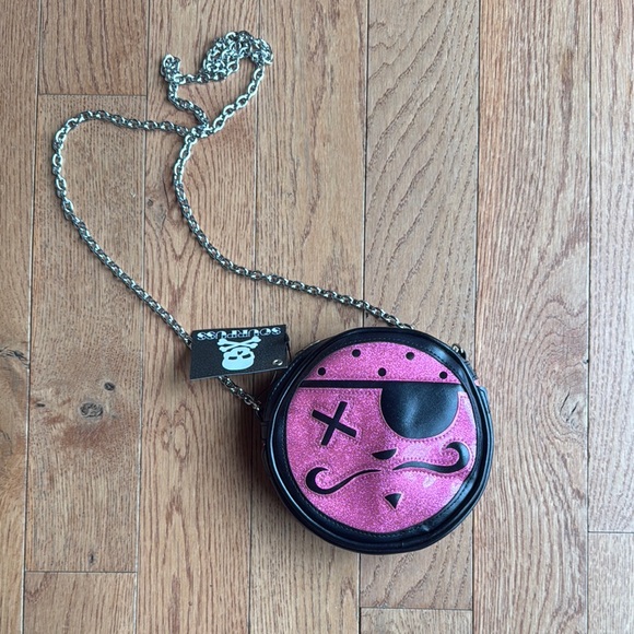 Sourpuss Handbags - Sourpuss Pink Pirate Chain Bag